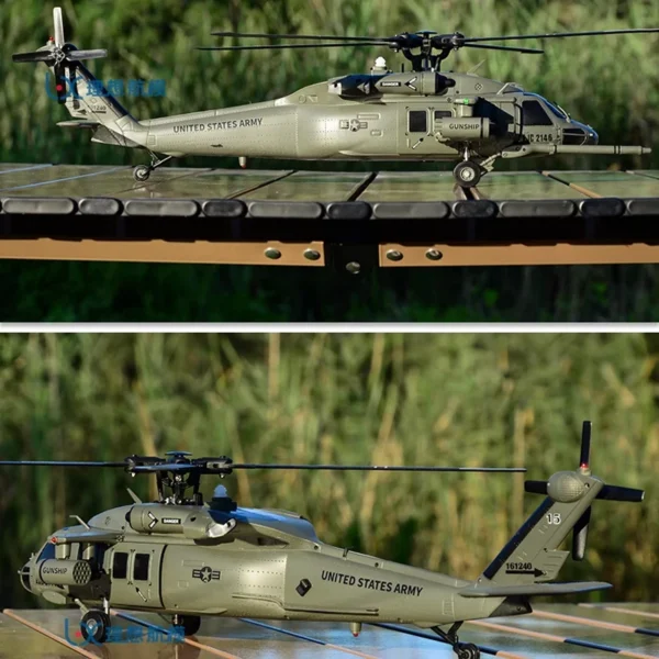 リモートコントロール航空機 ブラックホーク RC ヘリコプター Yxznrc F09V Uh60 ユーティリティ 6ch 6軸ジャイロ 3Dデュアルブラシレスモーター RTF RC - 画像 (6)
