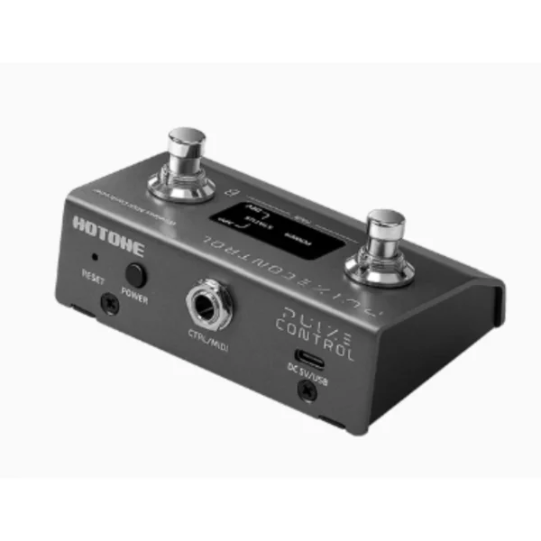 Hotone Pulze Control ワイヤレス MIDI コントローラー、外部フットスイッチ/エクスプレッションペダルを接続できる CTRL/MIDI TRS ジャック付き - 画像 (3)