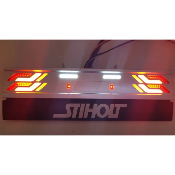 LEDメタルテールランプ 水流 1/14 RCトレーラー スカニア MAN ベンツ ボルボ - 画像 (3)
