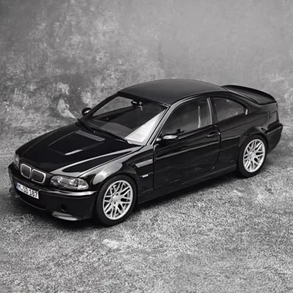 183017: NOREV 1:18 M3 E46 CLS 合金 製 フルオープン シミュレーション車模型 ブラック
