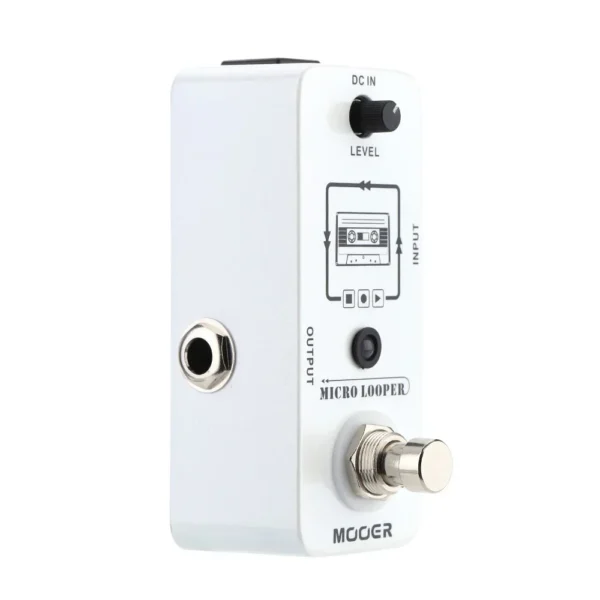 MOOER MLP1 マイクロルーパーペダル 30分ループレコーダー ニューラルタイムコンプレッション搭載 ポケットサイズループ ライブパフォーマンス - 画像 (4)