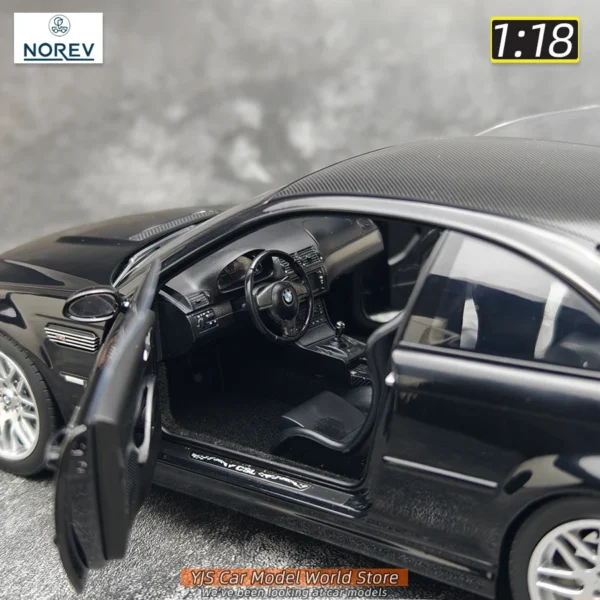 NOREV BMW M3 E46 CLS 2003 サファイアブラック 1/18 ミニカー - 画像 (5)