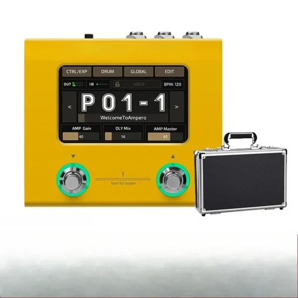 Hotone Ampero II MINI イエロー エレキギター 総合エフェクト