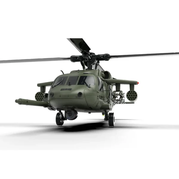 Yuxiang F09V 6CH ブラックホーク ラジコンヘリ UH60 模倣 武装ヘリ 模型 飛行玩具 - 画像 (5)