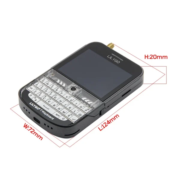 LILYGO T-Deck Plus ESP32-S3開発ボード GPS LoRaWAN 長距離通信モジュール - 画像 (4)