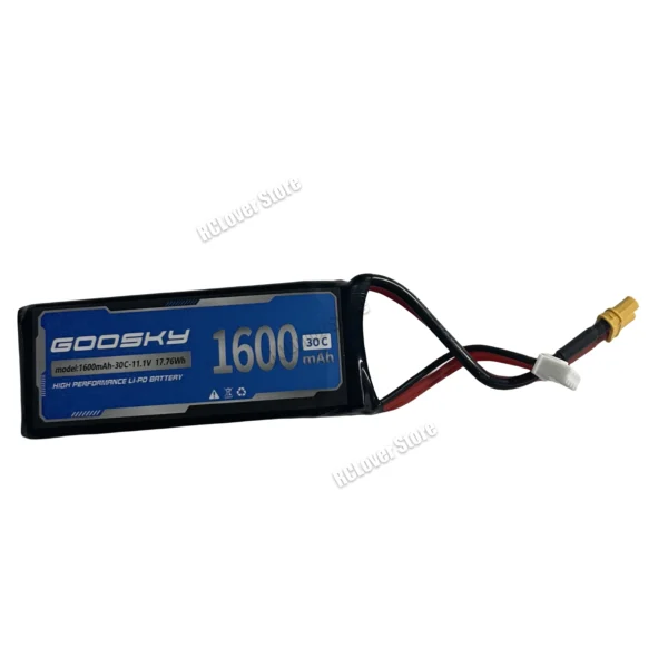 オリジナル GOOSKY E2 UH-1Y バッテリー 11.1V 1600mAh 30C Lipo RC ヘリコプター スペアパーツ アクセサリー