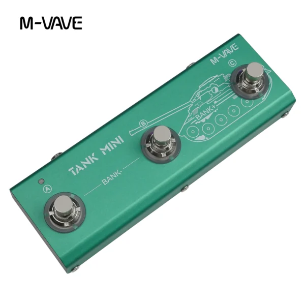 M-vave Tank Mini マルチエフェクトギターペダル、IRおよびOTGレコーディングをサポート、内蔵キャブ、アンプ、モジュレーション、FX、ディレイ、リバーブエフェクト - 画像 (6)