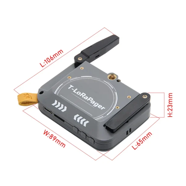 2025 LILYGO T-Lora Pager ESP32-S3 LoRa SX1262 ワイヤレス RF モジュール デュアルモード RFID/NFC RTC GNSS AI プログラム可能 ハンドヘルド AIoT デバイス - 画像 (5)