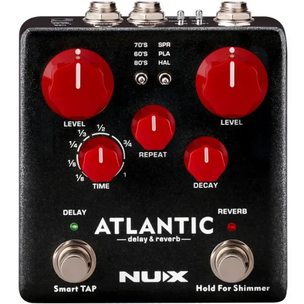 NUX NDR-5 ディレイ&リバーブ ギターエフェクター 高音質 多機能