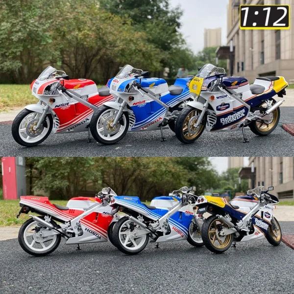 青島 1/12 NSR250R SP 88ロスマンズ バイク模型 MC18 スタティック - 画像 (3)