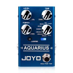 JOYO R-07 AQUARIUS ディレイ ルーパー ギターエフェクトペダル ルーパー機能 8 デジタルディレイエフェクトペダル 5分間の録音時間
