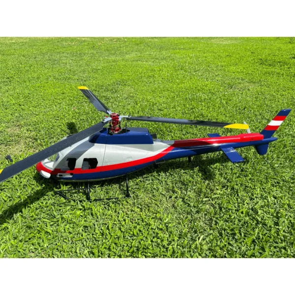 FL450 V5 FLISHRC ロバン AS350 スクワレル 450 サイズスケール ヘリコプター トライコプター ローターヘッド 6CH GPS L7 フライトコントロール付き RTF RC ヘリ - 画像 (4)