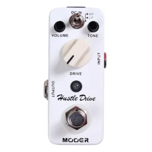 MOOER Hustle Drive ディストーションペダル、エレキギターディストーションペダル、2つの動作モード：ハイ/ローピークモード