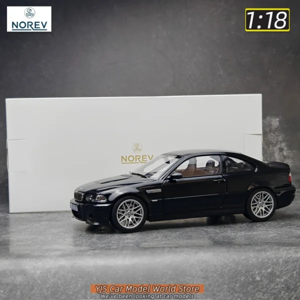 NOREV BMW M3 E46 CLS 2003 サファイアブラック 1/18 ミニカー - 画像 (6)