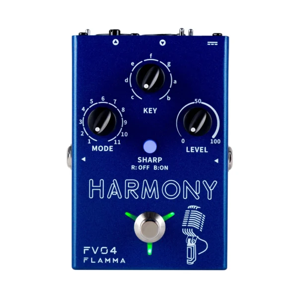 FLAMMA FV04 ボーカルエフェクター ハーモニー12音 48Vファンタム電源
