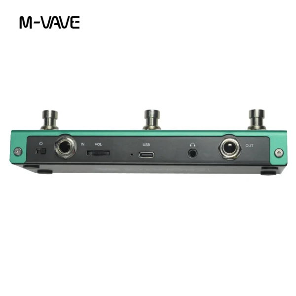 M-vave Tank Mini マルチエフェクトギターペダル、IRおよびOTGレコーディングをサポート、内蔵キャブ、アンプ、モジュレーション、FX、ディレイ、リバーブエフェクト - 画像 (4)