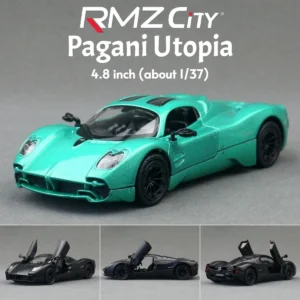 1/38 パガーニ ユートピア スーパー スポーツ の車模型 RMZ シティ ダイキャストビークル ミニチュア プルバックコレクション 子供 男の子 へのギフト