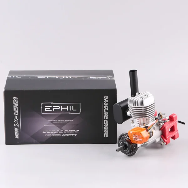 EPHIL XG-20cc-S PRO 航空機模型用ガソリンエンジン ホットヘッド 電動始動 単気筒 サイドロー 固定翼 - 画像 (4)