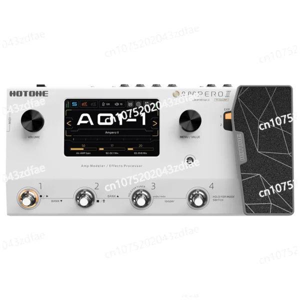Hotone Ampero II ギター ベース アンプ モデリング マルチエフェクト ペダル MP-350