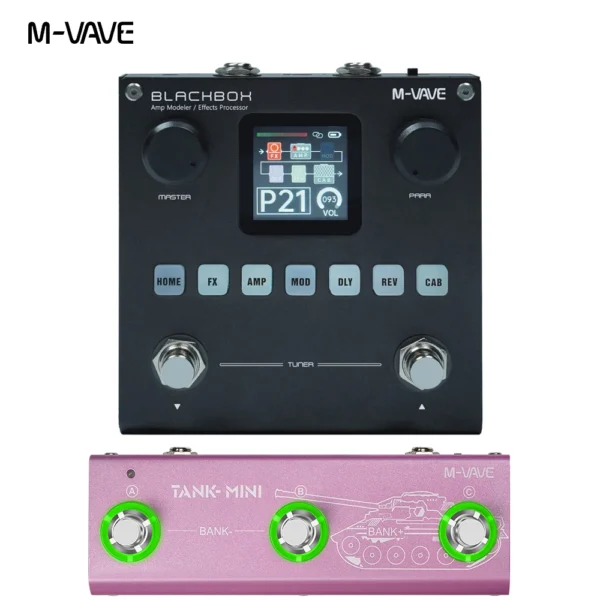 [Blackbox-TANK-MINI] M-VAVE マルチエフェクトペダル ギターペダル MK300/Blackbox/Tank-G/Tank-B/TANK-MINI/Cube Baby/LOST TEMPO エレキギターエフェクトペダル