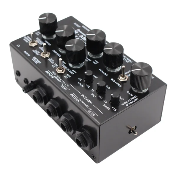 高品質の Demonfx SIM-AMP シンプリファイアー ベースステーション | プリアンプシミュレーター、パワーアンプ SIM、ステレオキャブ SIM & DI 出力 (エレクトリックベース用) - 画像 (5)