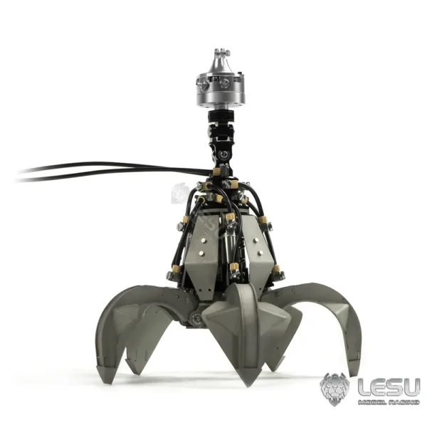 タミヤ  1/14 RC ショベルクレーン搭載型クレーン 1:14 RC トラック RC カー用 油圧式回転クローバケット LESU DIY パーツ