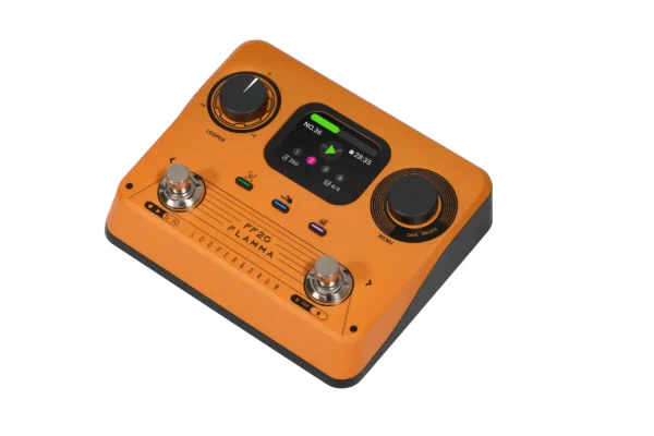 FLAMMA FF20 ステレオ デュアルフットスイッチ ルーパー ドラムマシンペダル エレキギター用 100個のストレージスロット 300分のループ録音 - 画像 (4)