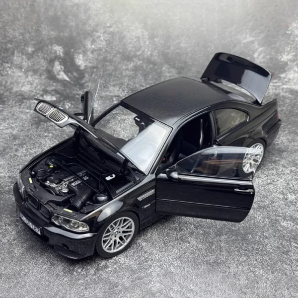 183017: NOREV 1:18 M3 E46 CLS 合金 製 フルオープン シミュレーション車模型 ブラック - 画像 (5)