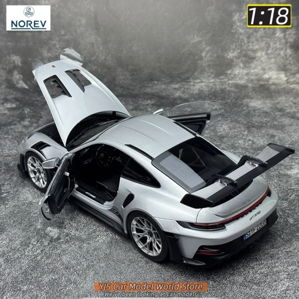 NOREV 1/18 ポルシェ 911 GT3 RS 2022 ミニカー 模型 ギフト - 画像 (5)