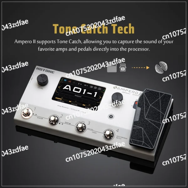 Hotone Ampero II ギター ベース アンプ モデリング マルチエフェクト ペダル MP-350 - 画像 (3)