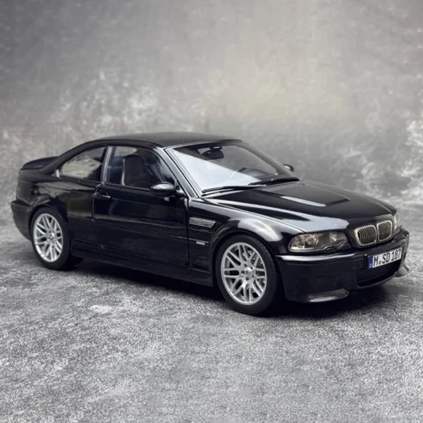 183017: NOREV 1:18 M3 E46 CLS 合金 製 フルオープン シミュレーション車模型 ブラック - 画像 (3)
