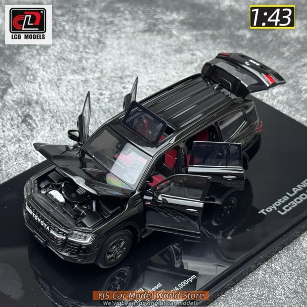 1/43 LC300 GRスポーツ ダイキャスト模型 車模型 ギフト - 画像 (3)