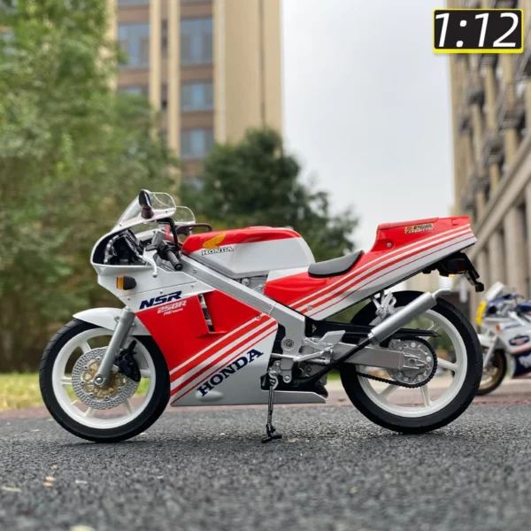 青島 1/12 NSR250R SP 88ロスマンズ バイク模型 MC18 スタティック - 画像 (5)