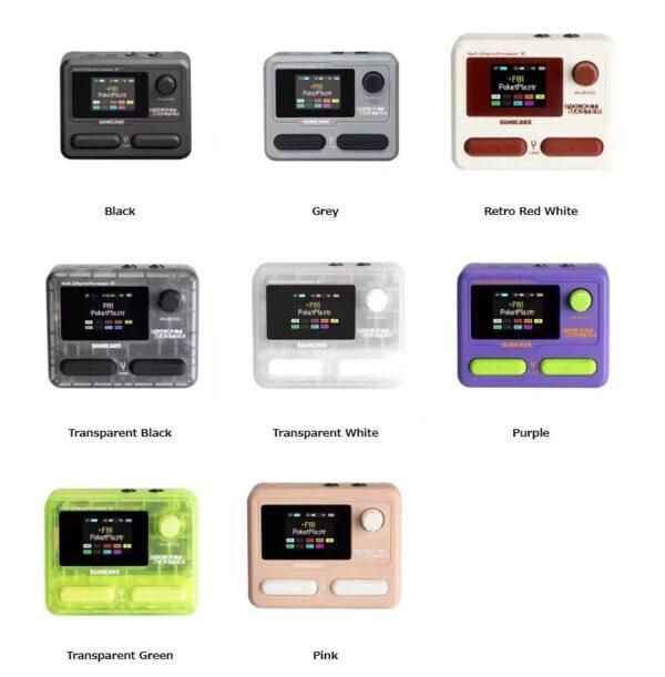 SONICAKE ポケットマスター ギターベースアンプ 1.77インチ LCDスクリーン 100種類以上のマルチエフェクトペダル QME-10 OTGルーパー対応 ミニギターアンプ - 画像 (7)
