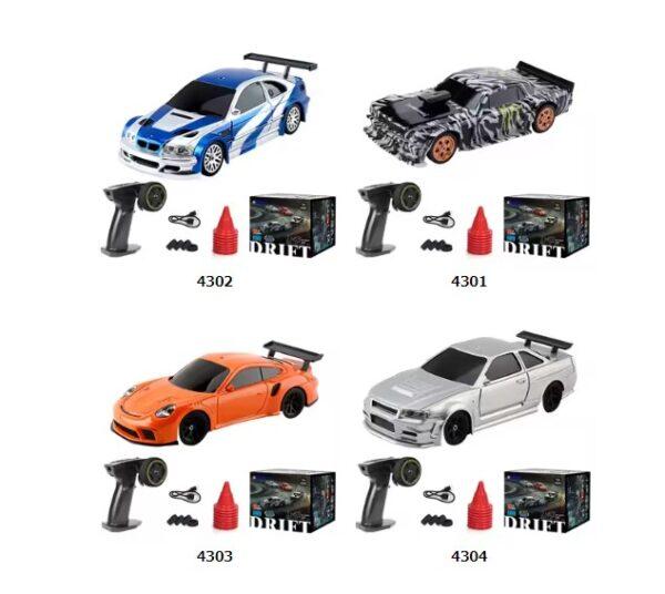ミニRCカー 1/43 ラジコン ドリフト レーシング 2.4G RTR 四駆 高速モデル ギフト - 画像 (5)