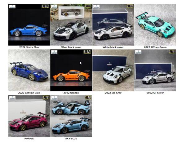 NOREV 1/18 ポルシェ 911 GT3 RS 2022 ミニカー 模型 ギフト - 画像 (7)