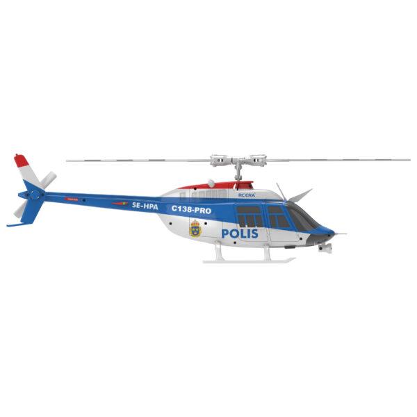 2025년 Rhsky C138 Pro 라디콘 헬기 벨 206 스케일 6G 오토호버 - 이미지 6