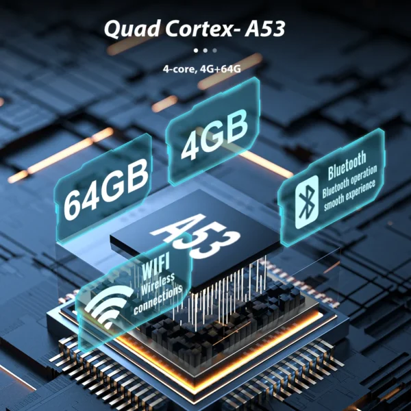 2+16GB 3IN1 android14 ワイヤレス Carplay android Auto 2025 NewAdapter アップグレード プラグアンドプレイ Youtube Netflix ドングル ワイヤレス カー AI TV BOX - 画像 (5)