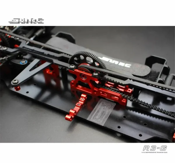 SNRC 120002 R3 G 1 / 10 1:10 RC CAR RC MODEL 표준 유리 섬유 센터 전기 룸 프레임 4WD - 이미지 5