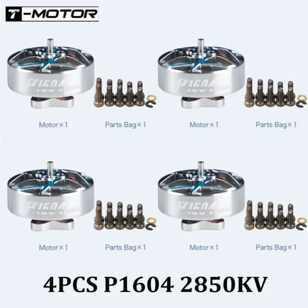 FPV 드론용 P1604 브러시리스 모터 4개 (KV2850/KV3800) 3.5인치 경량 - 이미지 7