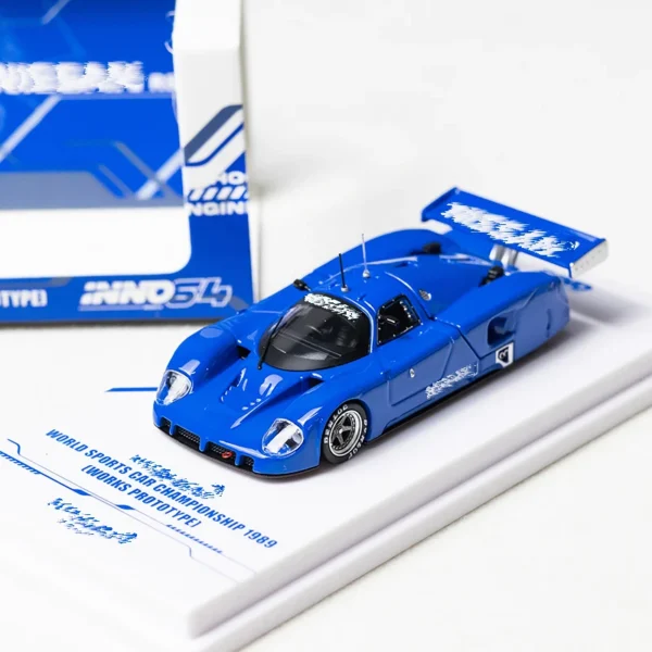 INNO 1:64 R89C 블루 합금 자동차 모델이 열릴 수 있습니다. - 이미지 4