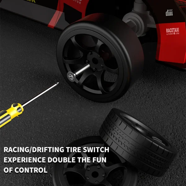 드리프트 RC 자동차 GTR 1/18 4WD 라디콘 자동차 어린이 선물 - 이미지 6