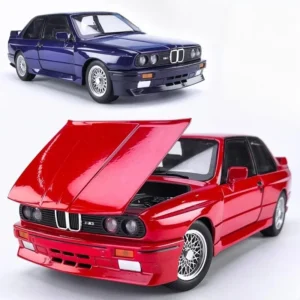 1/24 BMW M3 E30 합금 미니카 다이캐스트 선물 컬렉션 구차