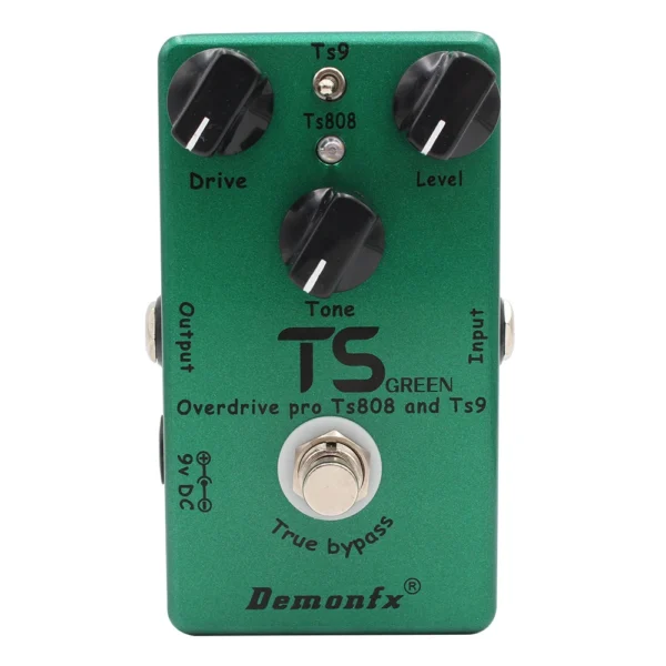 Demonfx TS RED II TS GREEN TS9 TS808 오버 드라이브 기타 페달 - 이미지 2