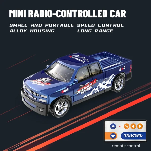 6601 녹색 RC 자동차 MINI 합금 1/64 라디콘 자동차 어린이 선물 전자 장난감 - 이미지 7