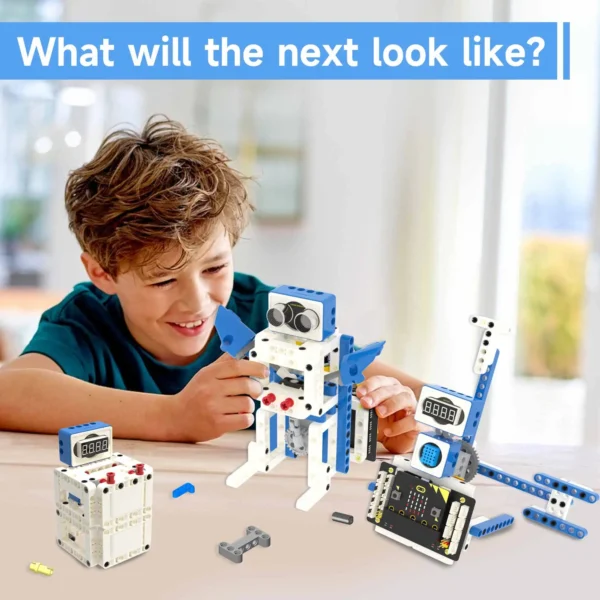 어린이 코딩 STEM 교육 지원 MakeCode Python 프로그래밍 로봇 전자 DIY 프로젝트를 위한 Microbit Microbit V2 센서 모듈 키트 - Image 5