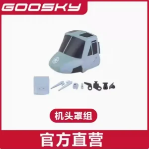 [헤드 커버] GOOSKY E2 UH-1Y RC 헬리콥터 액세서리 부품 쉘 블레이드 모터 ESC 서보 메인 샤프트 스와시 플레이트 로터 클립 나사 랜딩 기어