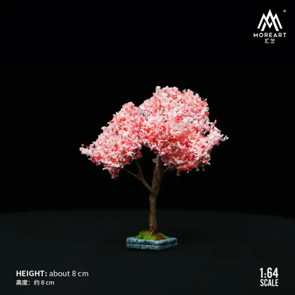 MoreArt 1:64 시뮬레이션 레진 식물 나무 모형 마이크로 장면 장식 액세서리 장면 촬영 소품 - 이미지 3