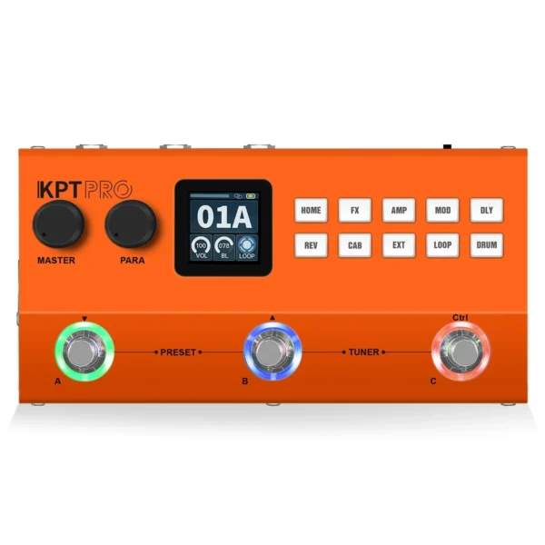 Yuimer KPT PRO 기타 멀티 이펙터 루프 드럼 노이즈 제거 콤프 EQ 딜레이 리버브 - 이미지 2