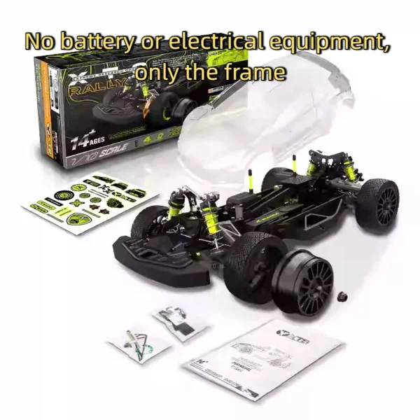 XTS F10 랠리카 1/10 프로페셔널 RC 원격 조종 자동차 고속 드리프트 자동차 오프로드 차량 원격 조종 4륜 구동 - 이미지 7